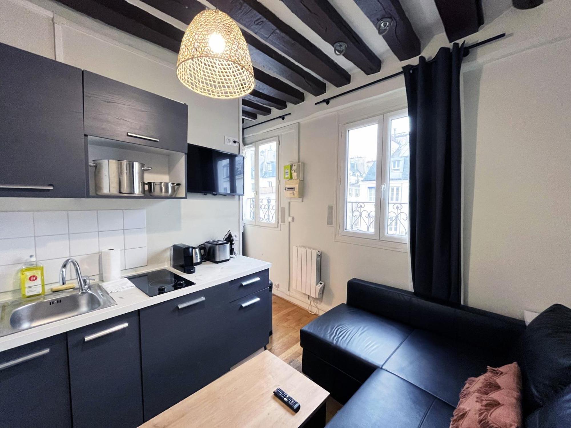 164 - Charming Studio In Center Of Paris Dış mekan fotoğraf